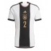 Cheap Germany Antonio Rudiger #2 Home Football Shirt World Cup 2022 Short Sleeve
